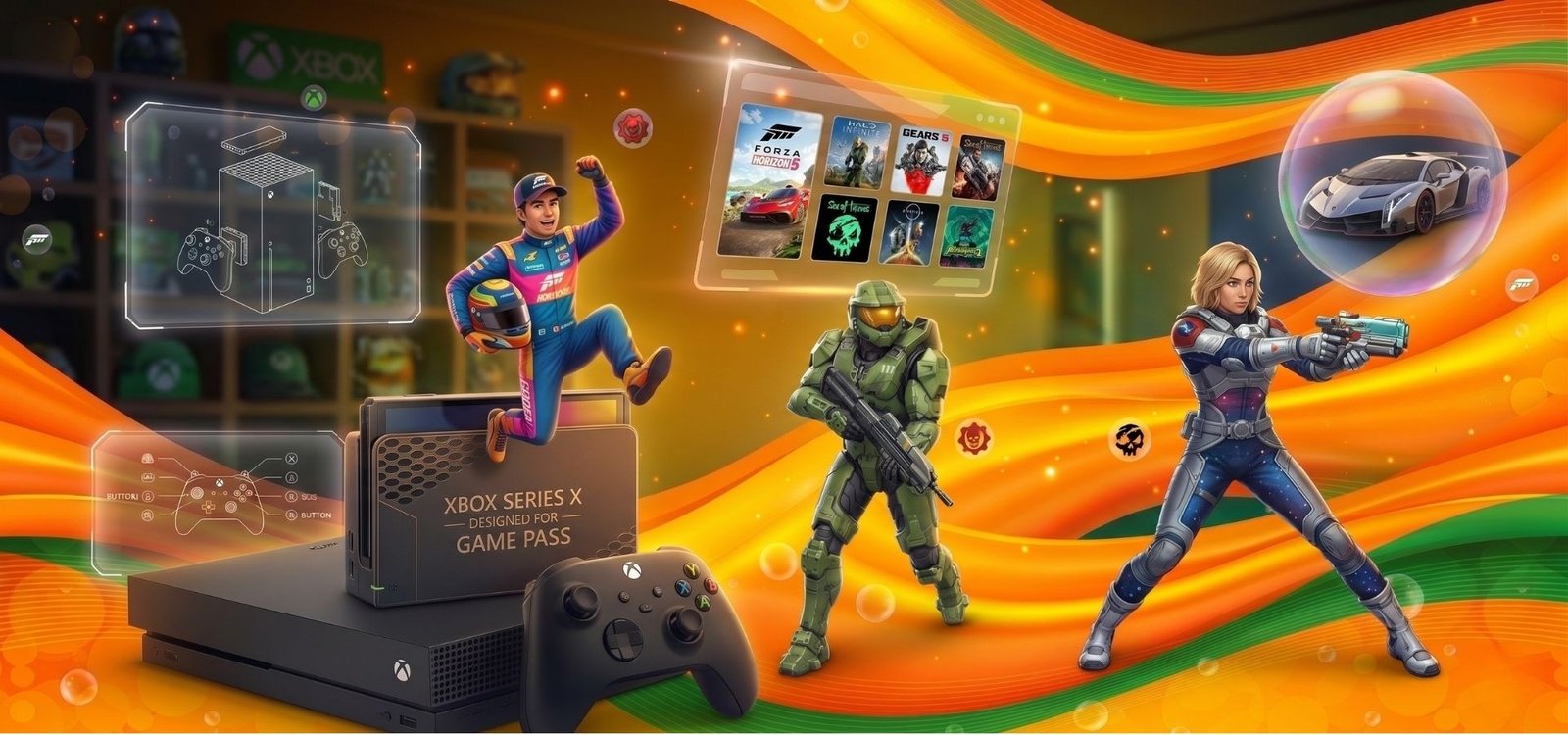 Console seminovo MS Games